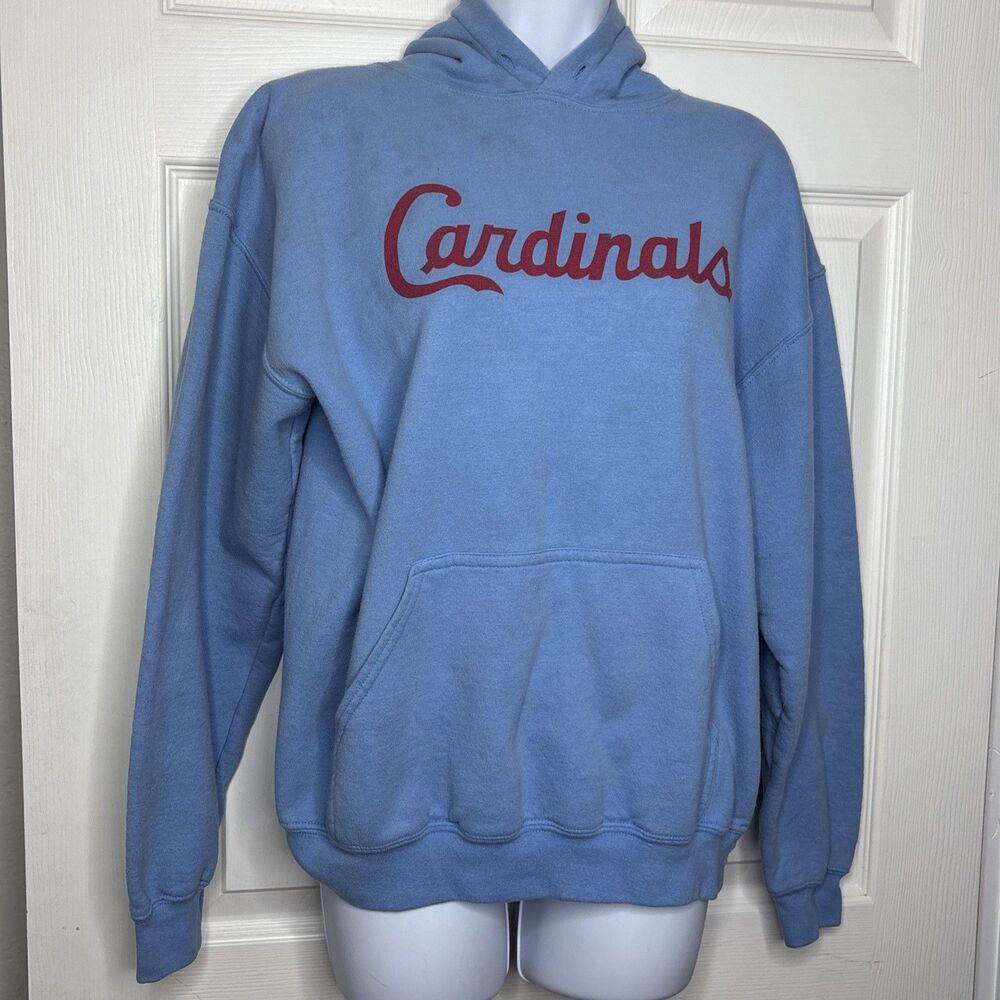 Gildan Medium Women’s Cardinal Royal Blue Sweater